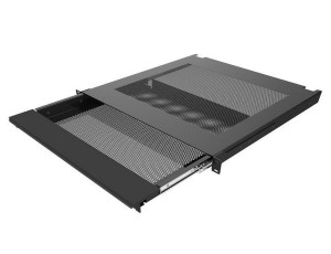 1U bezpečnostní šuplík pro notebook do 19" racku